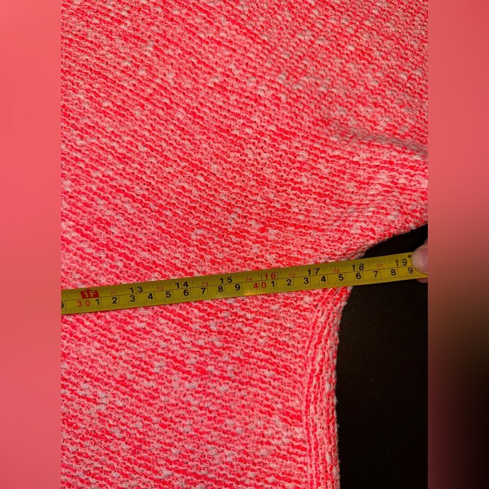 Free People Womens Bright Lights Slouchy Bright pinky coral Sweater Size XS EUC - Picture 8 of 9